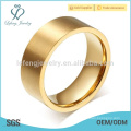 Saudi gold thumb ring for womens ,plain gold wedding band rings jewelry